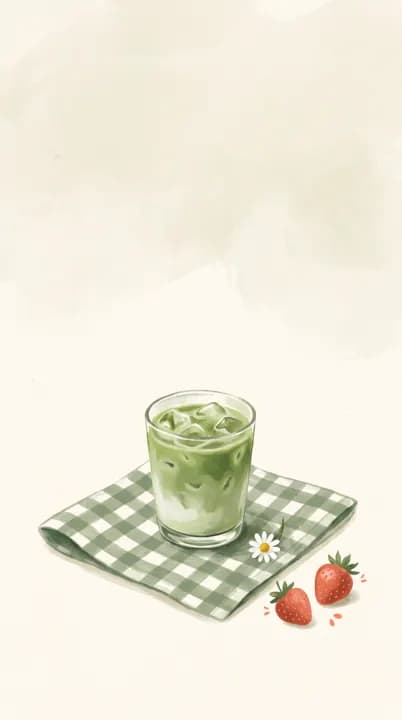 Matcha Picnic portrait wallpaper preview
