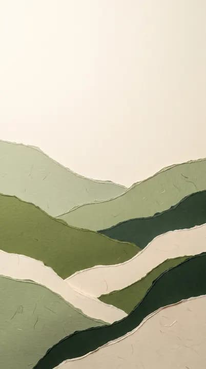 Paper Hills abstract green phone wallpaper